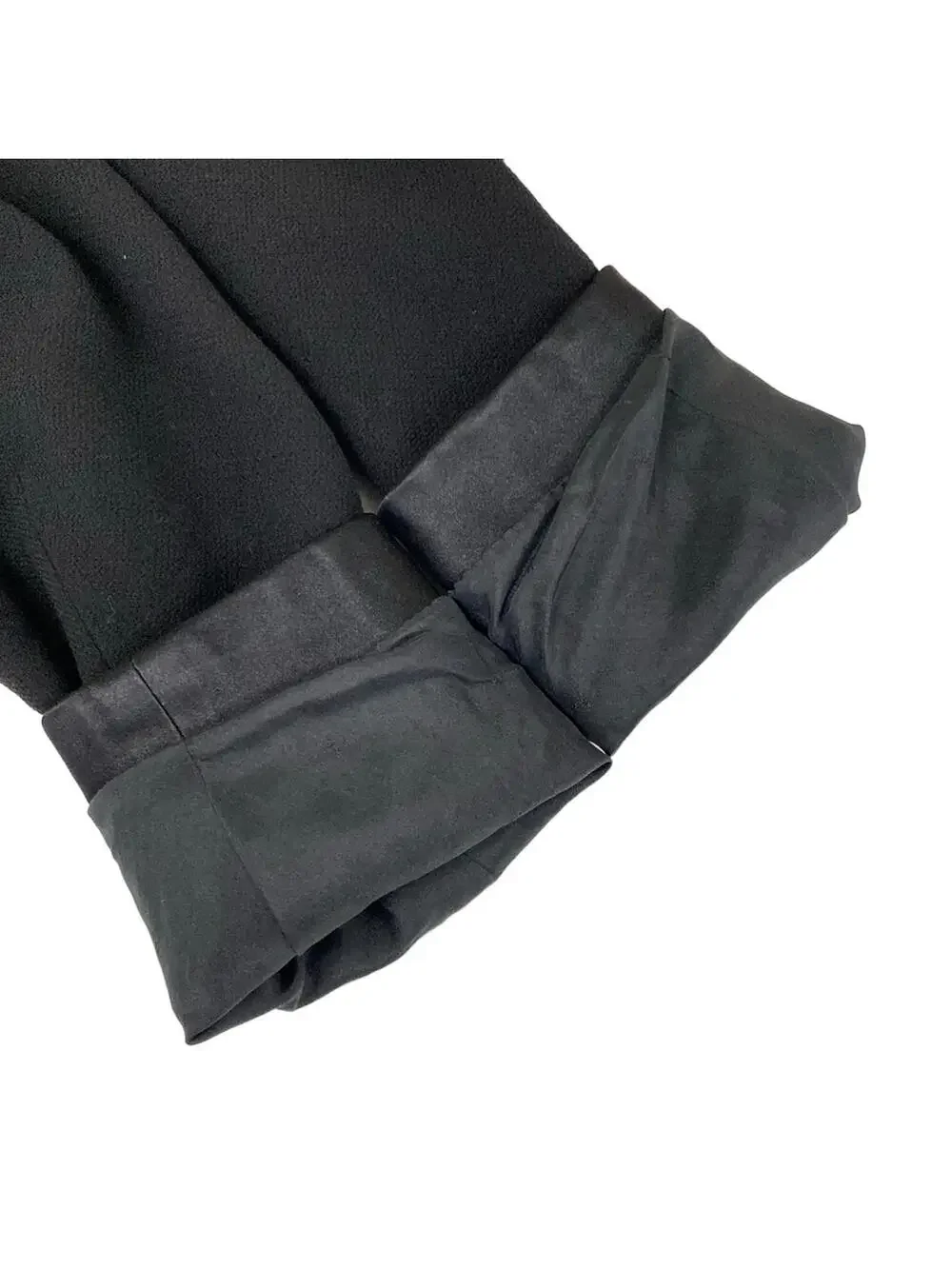 Chanel Black Outer Fabric] Wool Women's #302107C78B